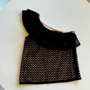 JCrew One Shoulder Dressy top sz 00